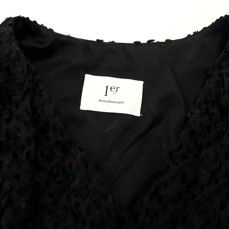 新品1er Arrondissement カットジャガードワンピース24SS 新品1er Arrondissement カットジャガードワンピース24SS