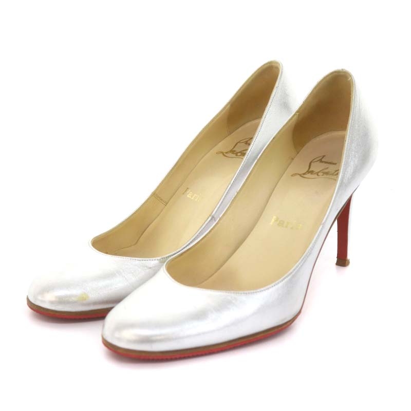 クリスチャンルブタン Christian louboutin ヒール ラウンドトゥ 