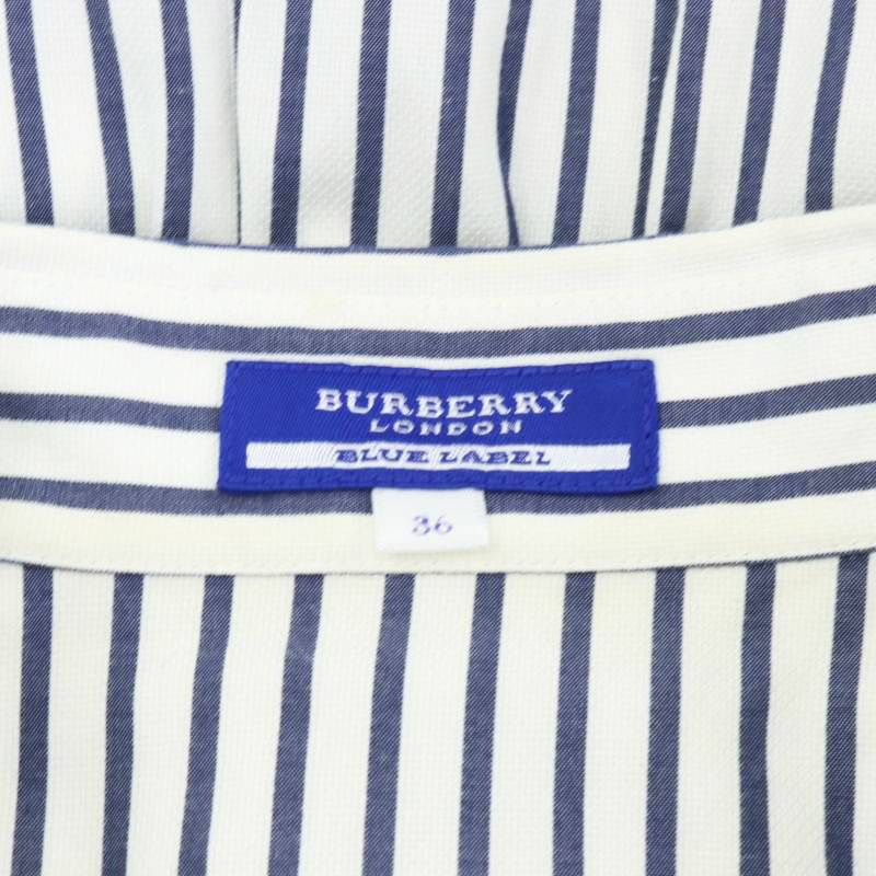 バーバリーブルーレーベル BURBERRY BLUE LABEL ストライプシャツ 