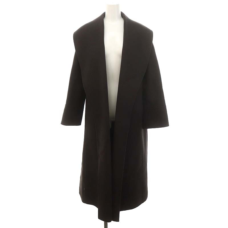 ANAYI アナイ シャルムビーバーケープコート ウール ポンチョ ブラック