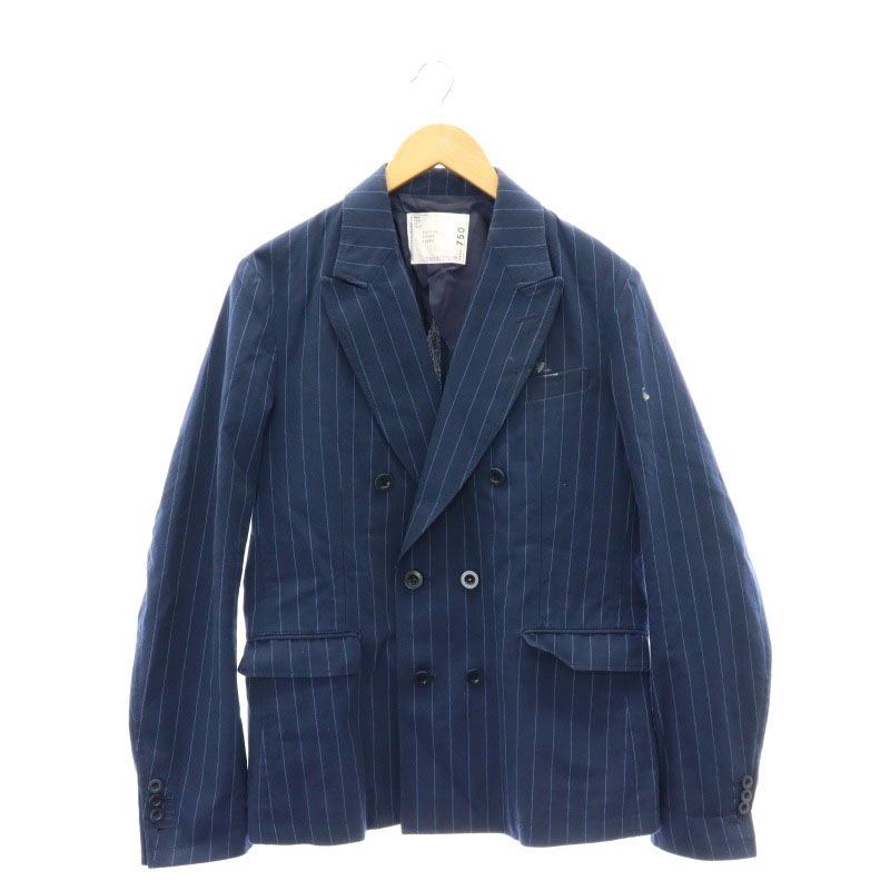 サカイ sacai ダブルブレストジャケット テーラードジャケット 