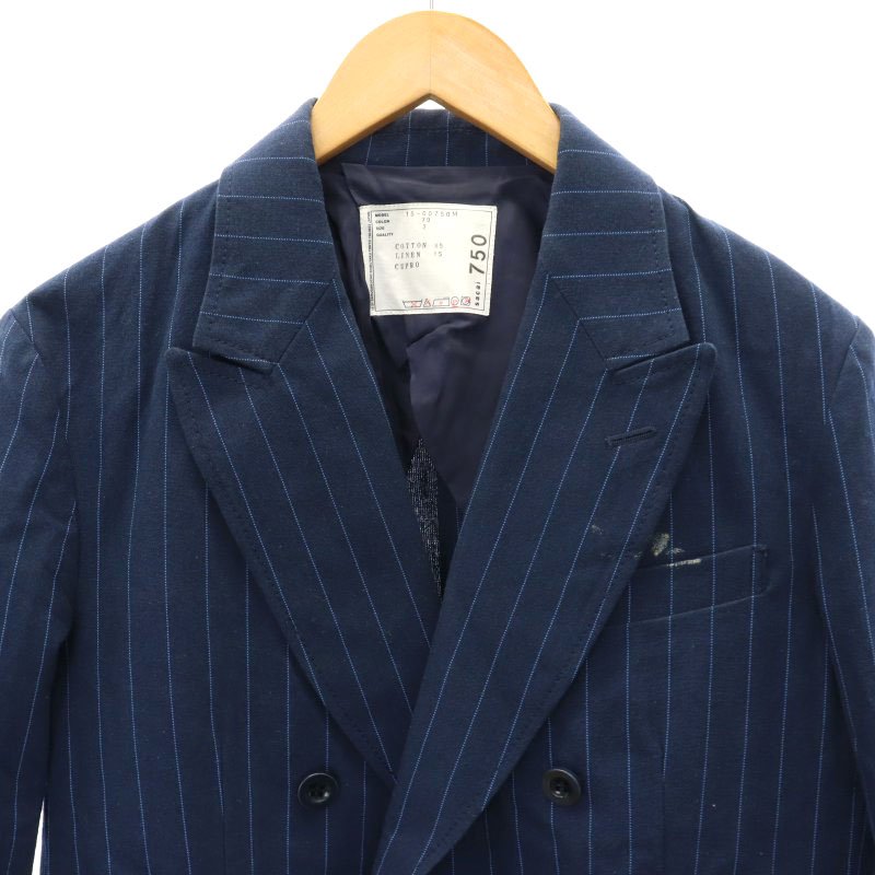 サカイ sacai ダブルブレストジャケット テーラードジャケット 