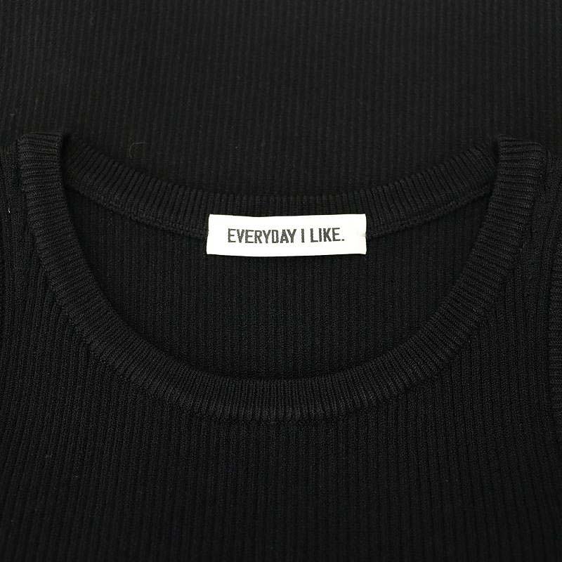 【EVERYDAY I LIKE】ALFREDクロップドタンクトップ EVERYDAY I LIKE】ALFREDクロップドタンクトップ
