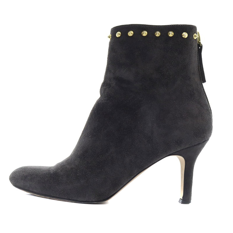 ペリーコ PELLICO スエード スタッズ ショートブーツ ピンヒール 37  