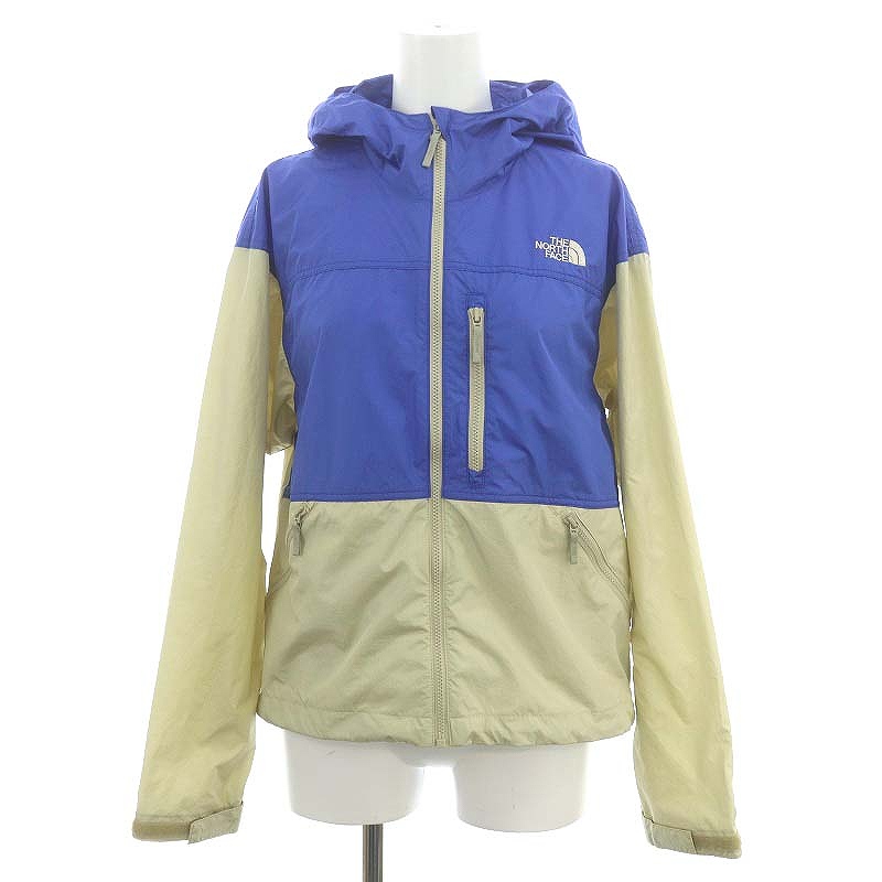 The North Face ジャケット 青とベージュ フード付き 【公式通販】