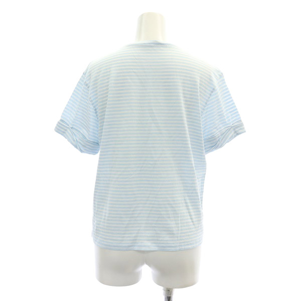 セオリー Theory 24SS Stripe Tee Boxy Rolled Tee カットソー T