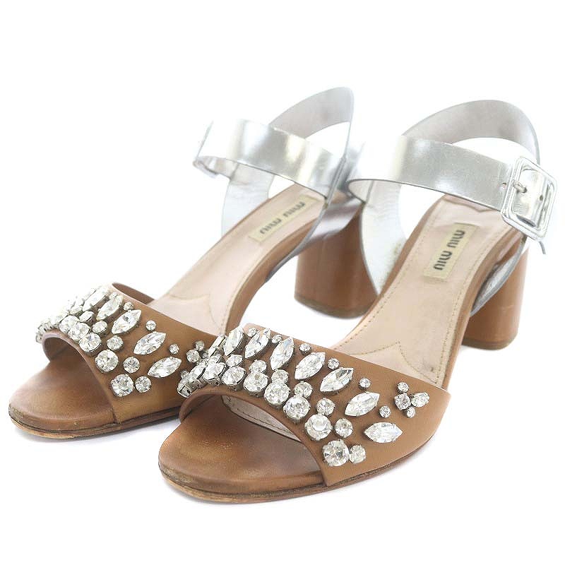 Miu Miuのヒールサンダル 00SS MIU MIU ミュウミュウ サンダル
