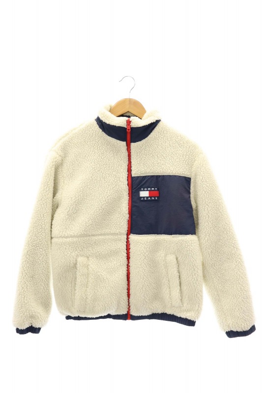 トミー TOMMY ジーンズ JEANS リバーシブル ロゴ ボアジャケット 