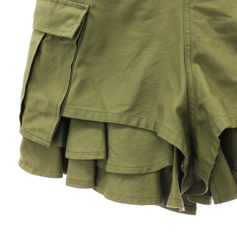 ジュンヤワタナベ コムデギャルソン ミリタリー キュロット S カーキ JUNYA WATANABE COMME des GARCONS - JUNYA WATANABE COMME des