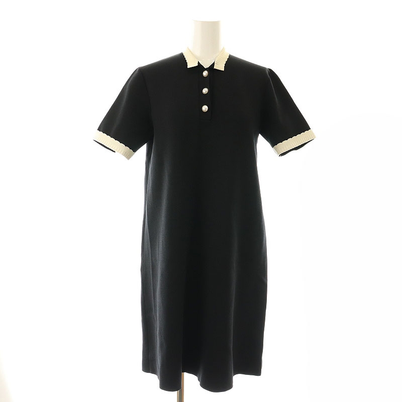 tarajarmonヘビーニットヴィスコースドレスワンピース　タラジャーモン美品 タラジャーモン TARA JARMON 24AW ヘビーニットヴィスコースドレス