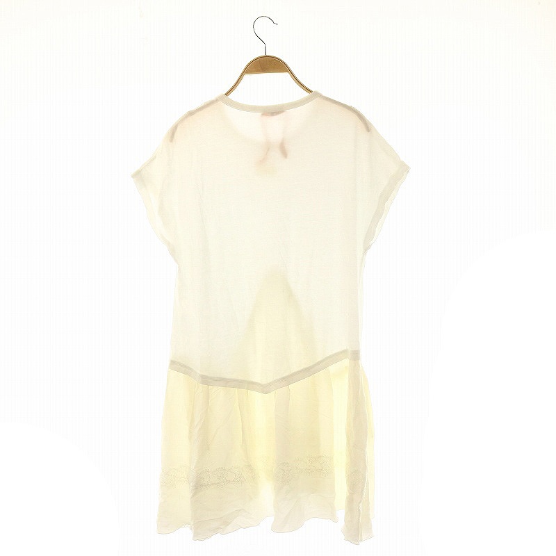 ヌメロのチュニックです ヌメロ No.21 レースチュニック ワンピ美品 N