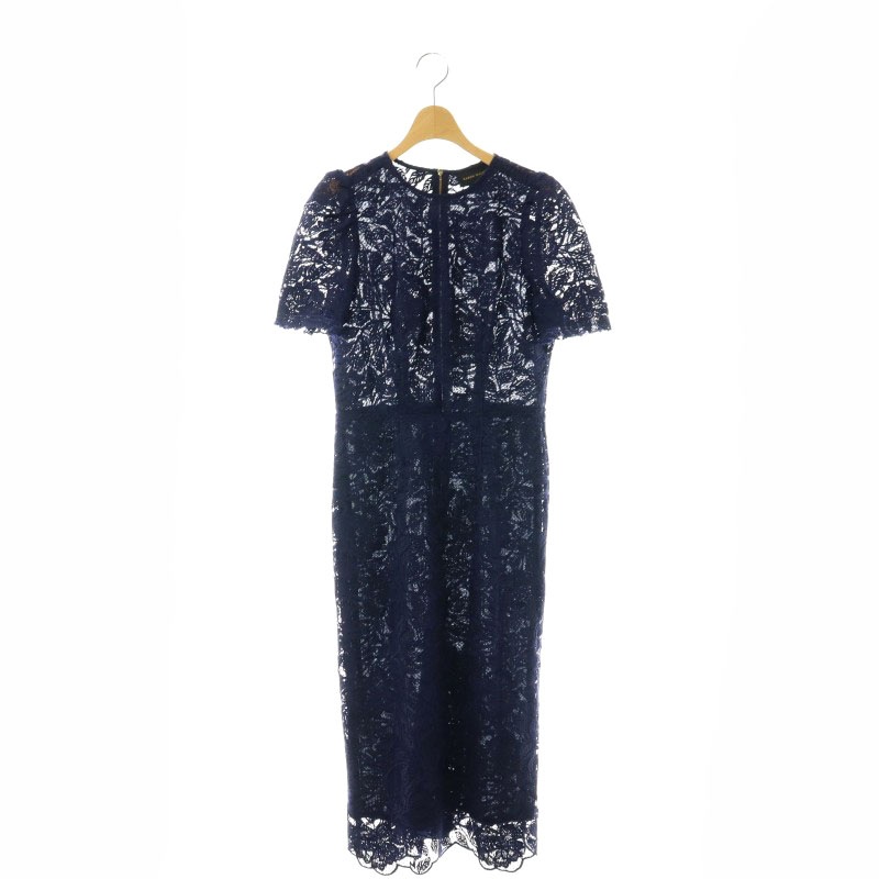 カレンウォーカー KAREN WALKER 総レース 半袖 ドレス ワンピース