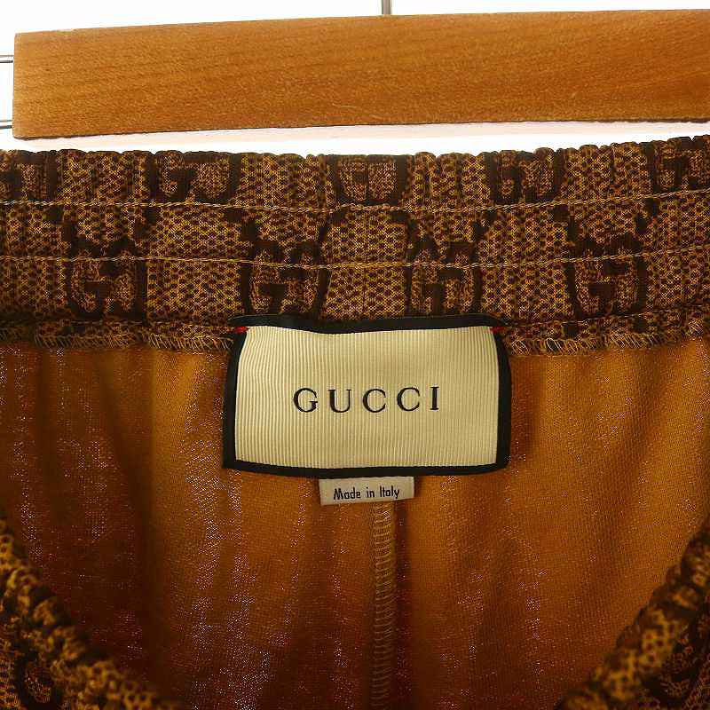 グッチ GUCCI GG柄テクニカルジャージーパンツ スウェットパンツ グッチ GUCCI GG柄テクニカルジャージーパンツ スウェットパンツ