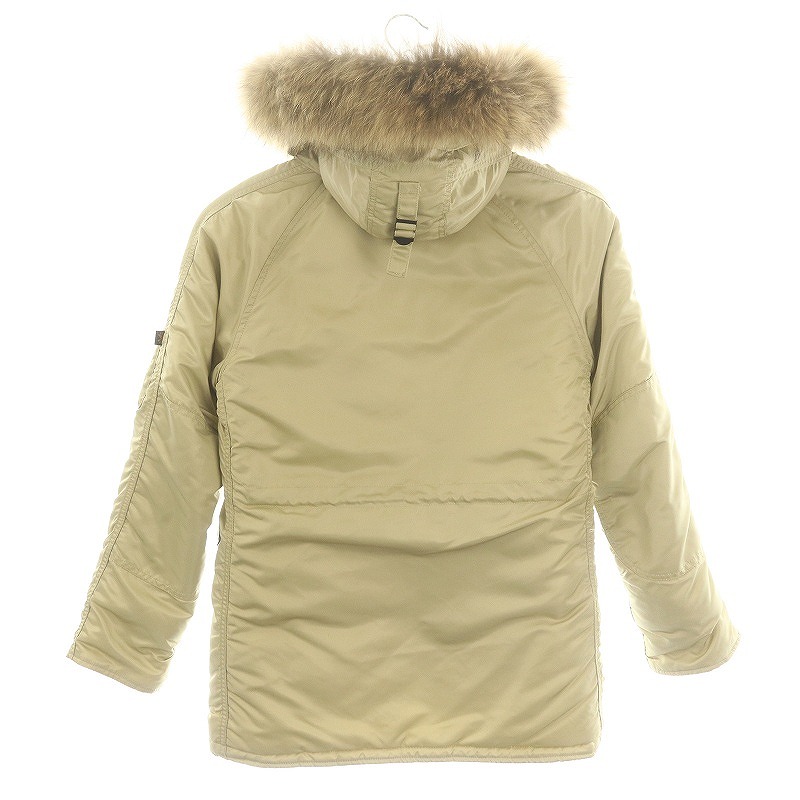 ALPHA INDUSTRIES ベージュ モッズコート S