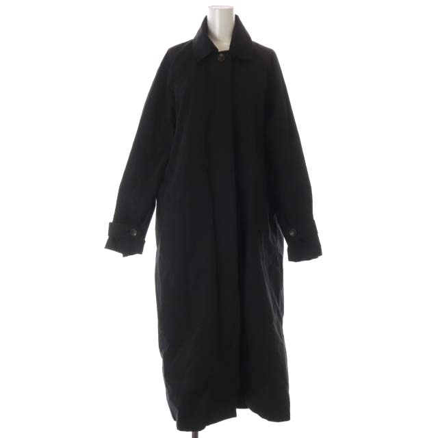 フリークスストア FREAKS STORE ステンカラーコート ロング F 黒