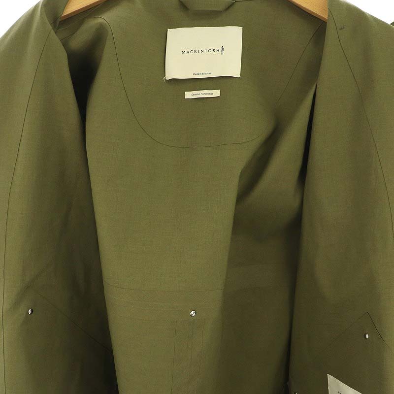 マッキントッシュ　ミリタリー　ナイロン　ハーフコート　M L オリーブ　カーキ マッキントッシュ ミリタリー ナイロン ハーフコート M L