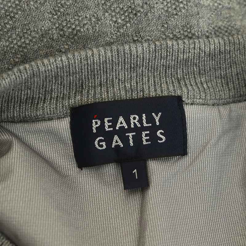 PEARLY GATES - パーリーゲイツ 千鳥柄×DiAPLEX クルーネックニットプルオーバー 長袖 楽天市場】PEARLY GATES 千鳥柄*DiAPLEX クルーネックニットプル