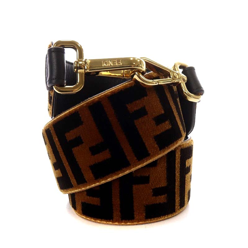 フェンディ FENDI ショルダーストラップ ストラップユー ズッカ柄