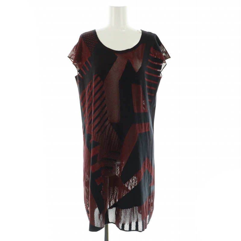 プリーツプリーズ ひざ丈チュニックワンピース3