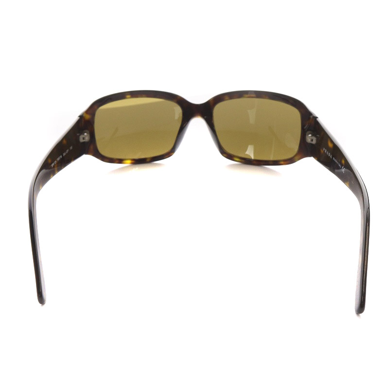 PRADA ブラウン スクエアサングラス プラダ PRADA べっ甲風 スクエア サングラス 56□18 130 茶色