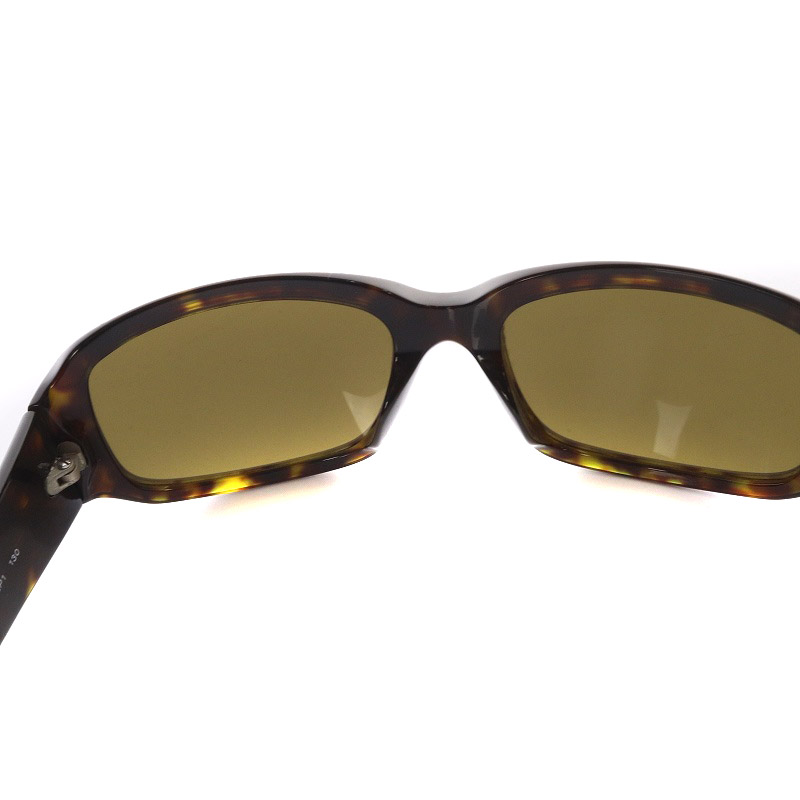 プラダ PRADA べっ甲風 スクエア サングラス 56□18 130 茶色