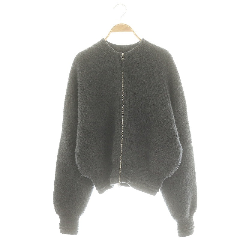 アパルトモン グッドグリーフ ジッパー付きニットブルゾン L