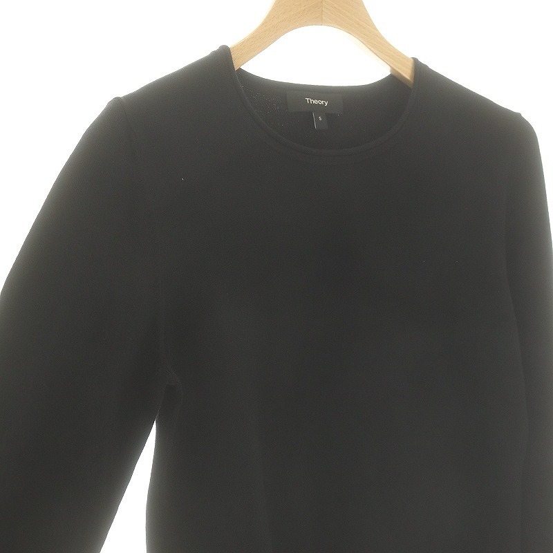美品【Theory】セオリー モックネックカットソー(S)2024SS ブラック 2024 Spring Campaign | Theory luxe（セオリーリュクス）公式