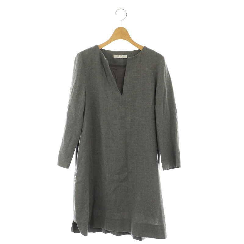 アドーア キーネック コクーンワンピース オーバーサイズ 