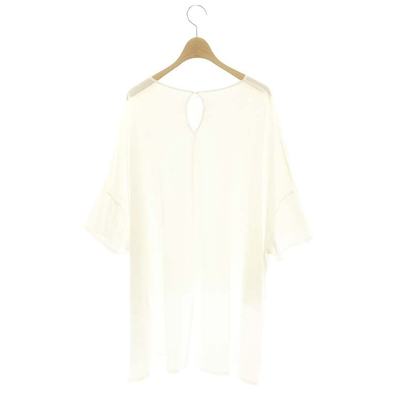 美品⭐︎ フェデラーモデル カットソー S 白 ジャケット JENNI love（ジェニィラブ）の「前あきレイヤード風ロンT（T