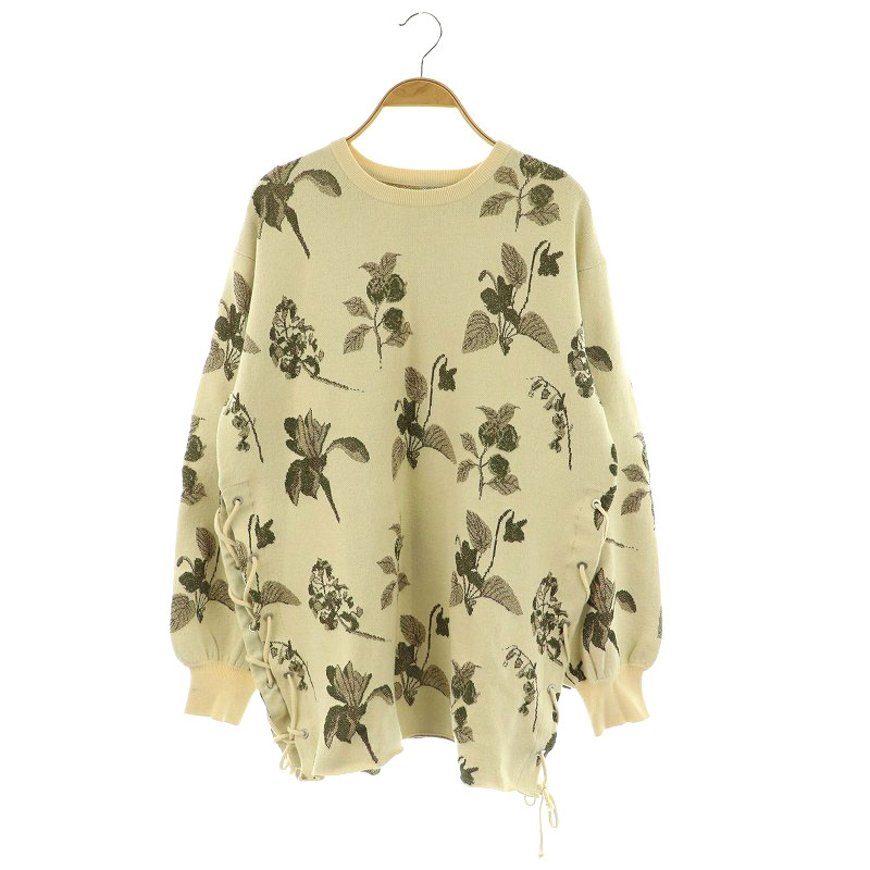 ameri vintage ROTY LACE UP OVER KNIT