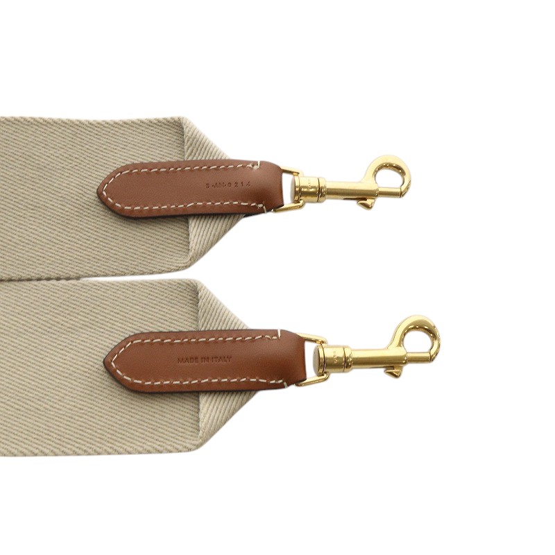 セリーヌ CELINE ロゴ ジャガード ショルダーストラップ ベージュ