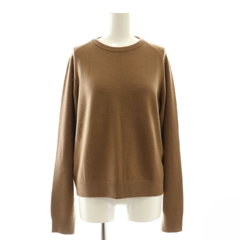 Deuxieme Classe WISHクルーネックニット キャメル Deuxieme Classe