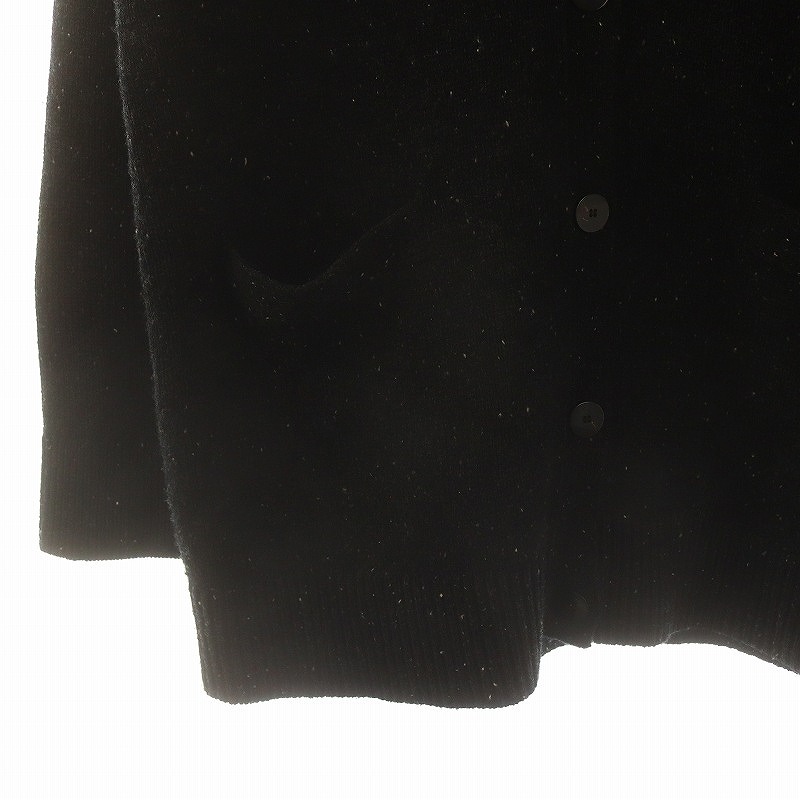 セオリー 23AW woolcash donegal boxy os cardi カーディガン ニット 長袖 ウール カシミヤ混 S 黒 ブラック /MI ■OS レディース セオリー Theory 23AW woolcash donegal boxy os cardi
