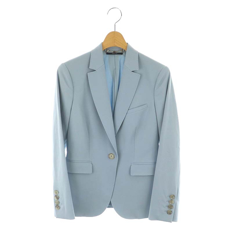 グッチ GUCCI ウール テーラードジャケット 総裏地 センターベント 38 