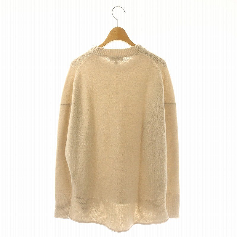 【美品】theory セオリー カシミヤ100％ ニット セーター S ベージュ Theory カシミヤセーター S ベージュニット