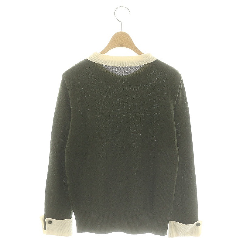 ルネ Rene ベーシック basic 襟付き バイカラー ニット セーター