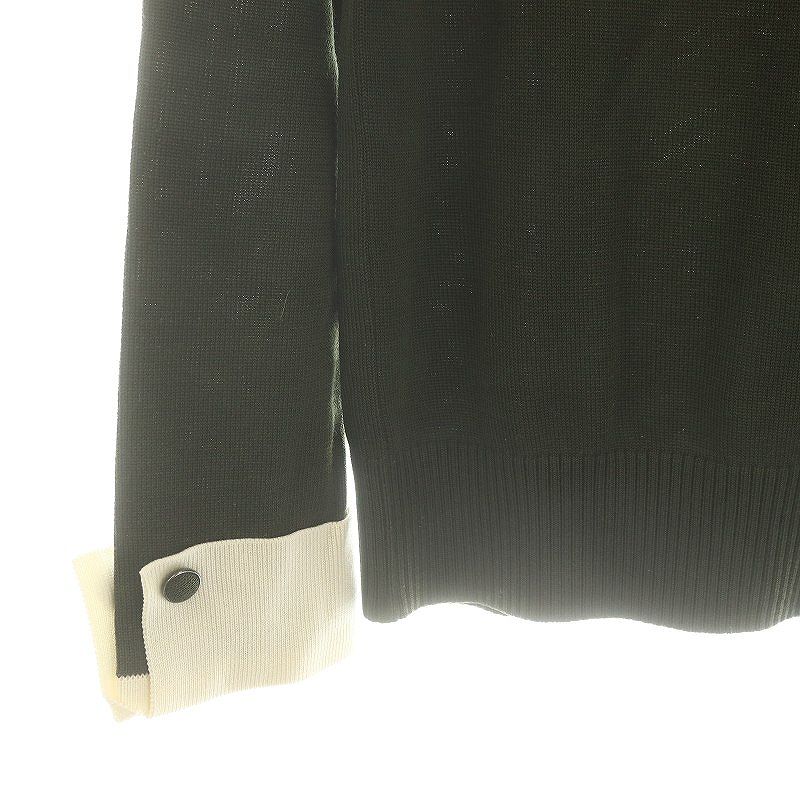 Rene ルネ　襟付きニット　カットソー　バイカラー Rene ルネ 襟付きニット カットソー バイカラー