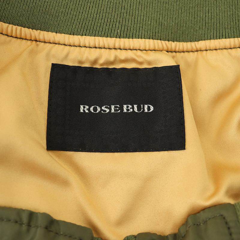 ROSEBUD MA-1風ブルゾン ローズバッド ROSE BUD MA-1風オフショルダーブルゾン ナイロン