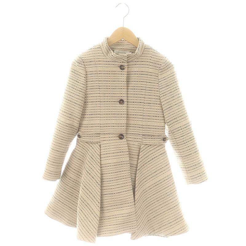 ディオール DIOR アイボリー ウール コート クリスチャンディオール Christian Dior ウールフレアコート アウター