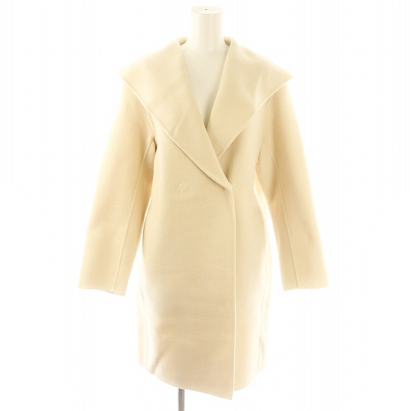 23区 オンワード樫山 vingt-trois ウールリバー フード付き ミドル丈