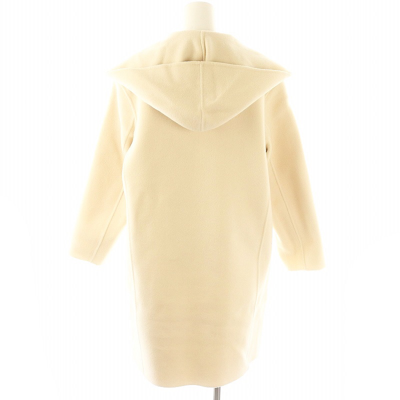 23区 オンワード樫山 vingt-trois ウールリバー フード付き ミドル丈