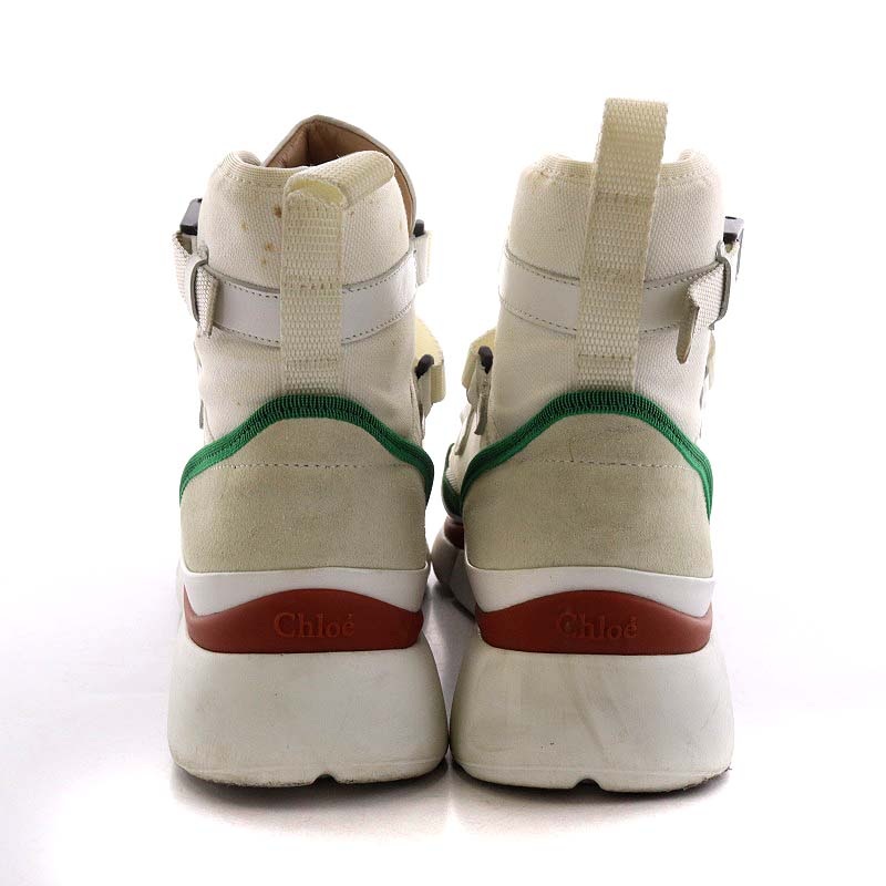 Chloé スニーカー ホワイト/グリーン/レッド