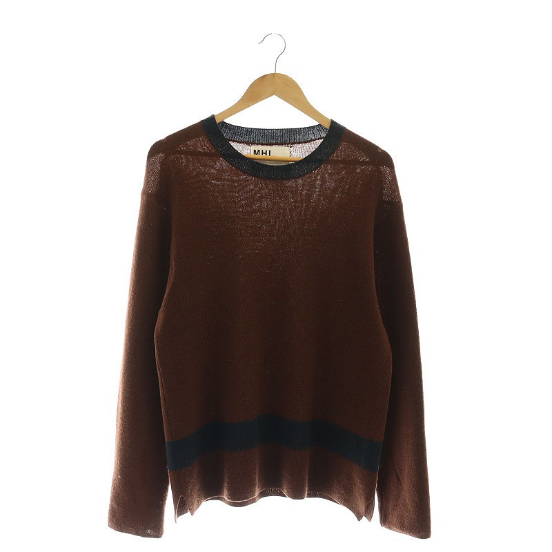 マーガレットハウエル MHL. 22AW PURE WOOL ニット セーター 長袖 