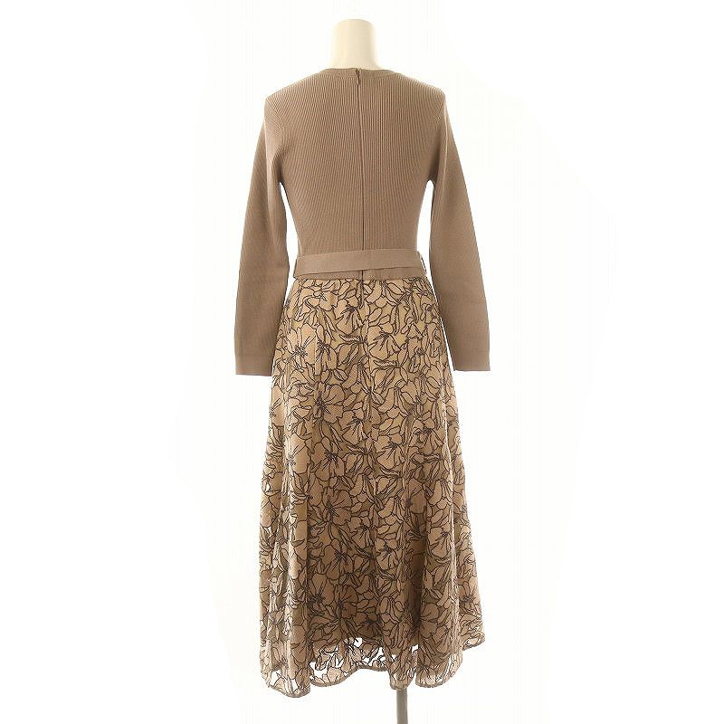 ジャスグリッティー 配色ワンピース 店舗限定》配色ケーブルカーデ