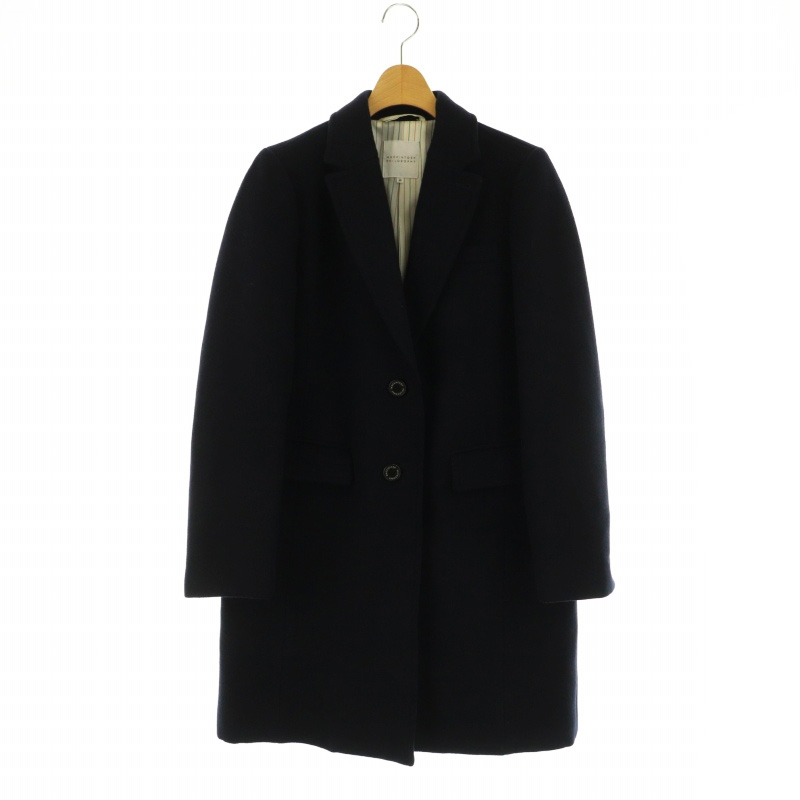 【美品】MACKINTOSH PHILOSOPHY チェスターコート ネイビー MACKINTOSH PHILOSOPHY ネイビー チェスターコート