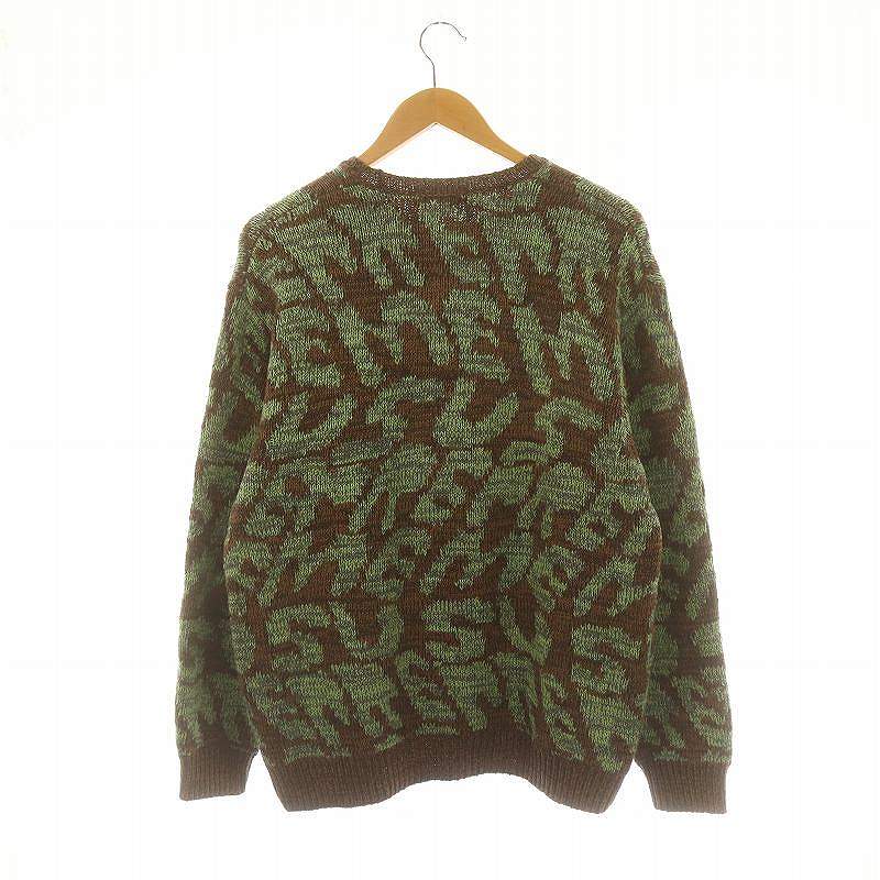 シュプリーム SUPREME 23SS stacked sweater ニット セーター 総柄 