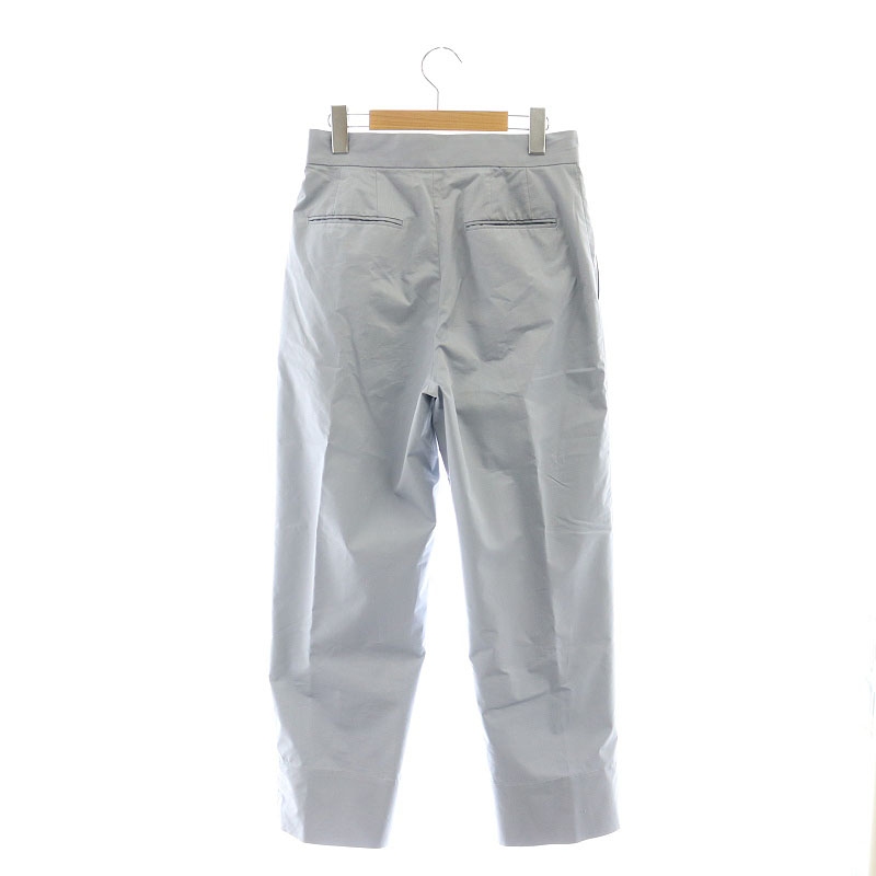 【美品】ESTNATION エストネーション クロップドパンツ レンタル ストレッチツイルクロップドパンツ ブルー 38