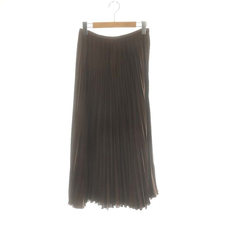 セオリー Theory AIRY SATEEN/HURRICANE PLEATS スカート プリーツ  