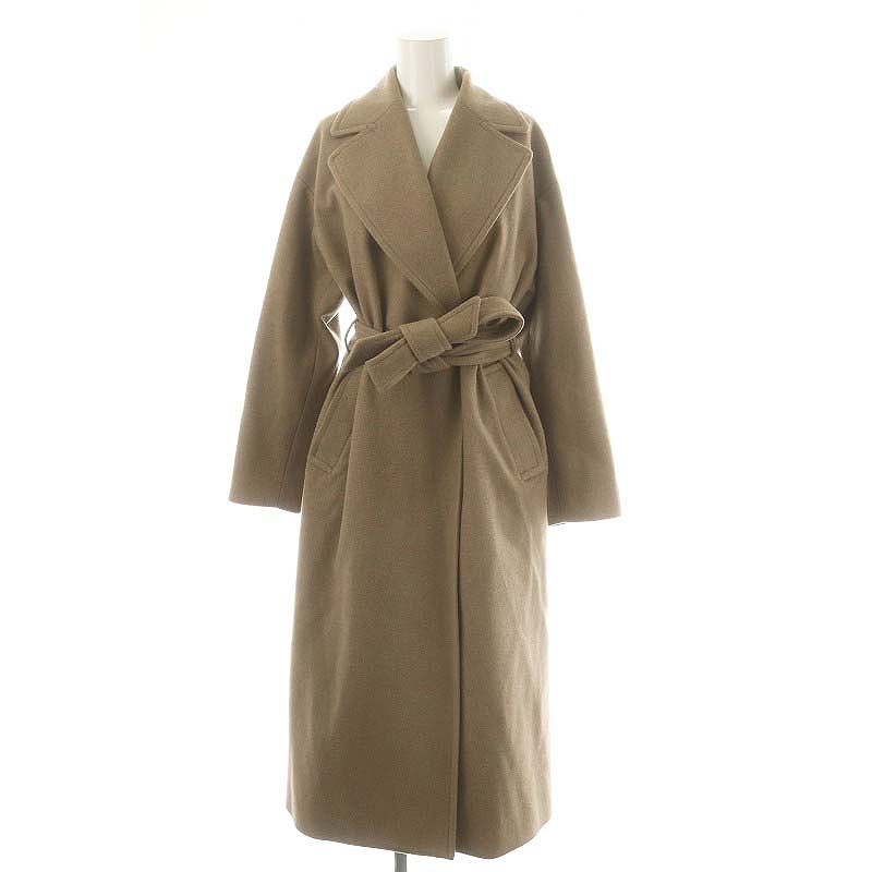 SLOBE IENA SUPER100メルトン ビックラペルコート