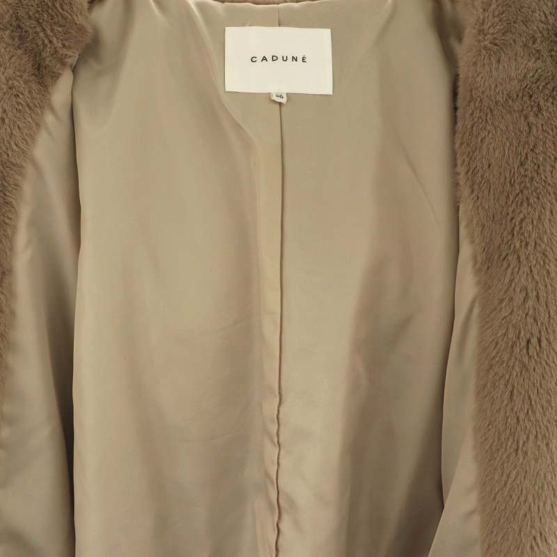 カデュネ CADUNE 23AW ファーコート ジャケット アウター フード付き